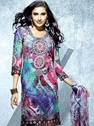 Emblem of fashion and beauty, each piece of our range of printed kurti is certain to enhance your look as per today’s trends. This fantastic faux crepe printed tunic is beautified with floral and abstract art print work. Matching stole is available with this tunic. Bottom shown in the image is just for photography purpose. The tunic can be customize upto 40 inches. Slight Color variations are possible due to differing screen and photograph resolutions.