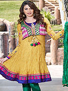 Designer Salwaar Kameez in  Cotton Silk with summer friendly salwar kameez. Slight Color variations possible due to differing screen and photograph resolutions.