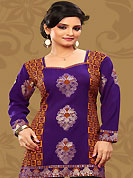 This purple and orange american crepe readymade tunic is nicely designed with floral and foil print work. This is a perfect casual wear readymade kurti. Bottom shown in the image is just for photography purpose. Minimum quantity order 12pcs in each style. Slight Color variations are possible due to differing screen and photograph resolutions.