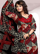 Ultimate collection of printed suits with fabulous style. This Suit has beautiful printed kameez which is crafted with floral, geometric and zigzag print work. Color combination of suit is fascinating and make you trendy look. This casual wear drape made with cotton fabric. Matching dupatta and churidar is available. Slight Color variations are possible due to differing screen and photograph resolutions.