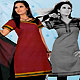Maroon and Black South Cotton Salwar kameez with Dupatta