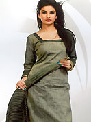 Bold colors created by the inventive drapes of textile catch the imagination like no other contemporary clothing. This beautiful kameez which is crafted with stripe print, self weaving, thread fringes and patch work. Color combination of suit is fascinating and make you trendy look. This casual wear drape made with south cotton fabric. Contrasting black salwar and dupatta is available. Slight Color variations are possible due to differing screen and photograph resolutions.