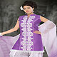Light Purple Cotton Jacquard Readymade Salwar Kameez with Dupatta