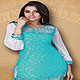 With extensive pattern kurti with impressive color