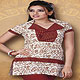 Extensive and showy kurti with simplicity