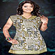 Extensive and showy kurti with simplicity