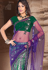 Be the cynosure of all eyes with this exquisite range of embroidery lehenga in flattering colors and combinations. This drape is nicely designed with resham, stone, zari and sitara work. The beautiful heavy floral embroidery made it awesome and gives you stylish look and unique to others. The matching blouse and chunari are enhanced your personality. Slight Color variations are possible due to differing screen and photograph resolutions.   