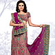 Enriched with contrasting embellished pattern lehenga