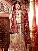 Outfit is a novel ways of getting yourself noticed. This drape blown up with Sequins, stone, zari, kundan, nag, resham and velvet patch work. Floral embroidery on lehenga and border make different to others. Contrast of color make attractive and impress to all. Lehenga with dupatta and choli gives you a singular and dissimilar look. Slight Color variations are possible due to differing screen and photograph resolutions.