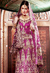 Lehenga in material with georgette maintain the artistic look as well as present look. This drape blown up with Sequins, stone, zari, kundan, nag, resham and velvet patch work. Floral embroidery on lehenga and border make different to others. Contrast of color make attractive and impress to all. Lehenga with dupatta and choli gives you a singular and dissimilar look. Slight Color variations are possible due to differing screen and photograph resolutions.
