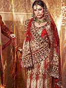 Let your personality speak for you this bridal lehenga embellished with embroidery work. This drape blown up with Sequins, stone, zari, kundan, nag, resham and velvet patch work. Floral embroidery on lehenga and border make different to others. Contrast of color make attractive and impress to all. Lehenga with dupatta and choli gives you a singular and dissimilar look. Slight Color variations are possible due to differing screen and photograph resolutions.