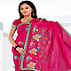 Deep Pink Georgette Saree with Blouse