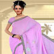 Voilet Georgette Saree with Blouse
