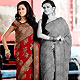 Maroon Crepe Saree with Blouse