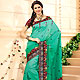 Green Banarasi Silk Saree with Blouse