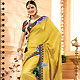 Golden Yellow Banarasi Silk Saree with Blouse