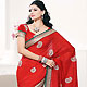 Red Art Silk Saree with Blouse