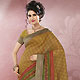 Light Olive Green Cotton Silk Saree with Blouse