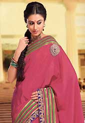 Exquisite combination of color, fabric can be seen here. This beige art silk saree is nicely designed with embroidered patch work is done with resham and applique work. Saree gives you a singular and dissimilar look. Matching blouse is available. Slight color variations are possible due to differing screen and photograph resolution.