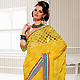 Yellow Georgette Saree with Blouse
