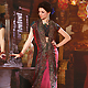 Deep Pink Faux Georgette Saree with Blouse