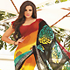 Multicolor Faux Georgette Saree with Blouse