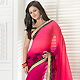 Shaded Pink Georgette Saree with Blouse