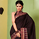 Black Art Silk Saree with Blouse