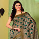 Dusty Fawn Art Silk Saree with Blouse