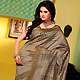 Dusty Fawn Art Silk Saree with Blouse