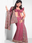 Vibrant Collection of Zari stone work sarees on Faux and Net sarees.