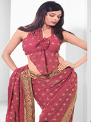 Vibrant Collection of Zari stone work sarees on Faux and Net sarees.With Unstitched blouse.