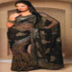 Traditional floral print silk, faux georgette sarees