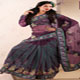 Pretty saree with lehenga kalicut style