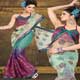 A simple beautiful saree with exotic border and elegance color