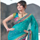 Designer saree with style and with traditional work