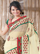 Beautiful embroidered with matching color and proper fragrance of  indian work on cloth and art of indian tradition 