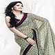Extensive and showy saree with simplicity