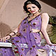 Stylish blouse and elegance designer saree
