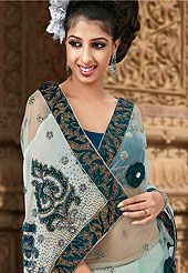 Designer Sarees in  material with net maintain the cultural look as well as modern look. Slight Color variations possible due to differing screen and photograph resolutions.