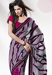 Symbol of fashion and beauty, each piece of our range of double fabric pallu and jacquard skirt sarees is certain to increase your look.  Its cool and have a very modern look to impress all. Try out this years top trends, glowing, bold and natural collection. Slight Color variations possible due to differing screen and photograph resolutions.