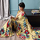 Delicate print saree with awesome colors