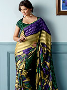 Be the cynosure of all eyes with this wonderful casual wear saree in flattering colors and combinations. This beautiful and pretty printed saree nicely designed with Stylish strips and floral pattern. The saree is specially crafted for your stunning look and terrific style. This saree material is georgette. Matching Blouse is available. Slight color variations are possible due to differing screen and photograph resolution.