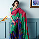 Extensive and showy georgette saree