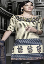 Ultimate collection designer pure cotton suits with stylish print work and with fabulous style with faux chiffon  dupatta with matching pazami and dupatta. Slight Color variations possible due to differing screen and photograph resolutions. Because of their stunning looks, Cotton suits have become popular with women all over the country.