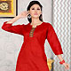 Red Cotton Tunic