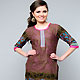 Olive Green Cotton Readymade Indo Western Tunic