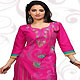 Pink Cambric Cotton Readymade Tunic