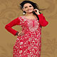 Red Georgette Readymade Tunic