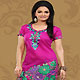 Pink Chanderi Silk Readymade Tunic